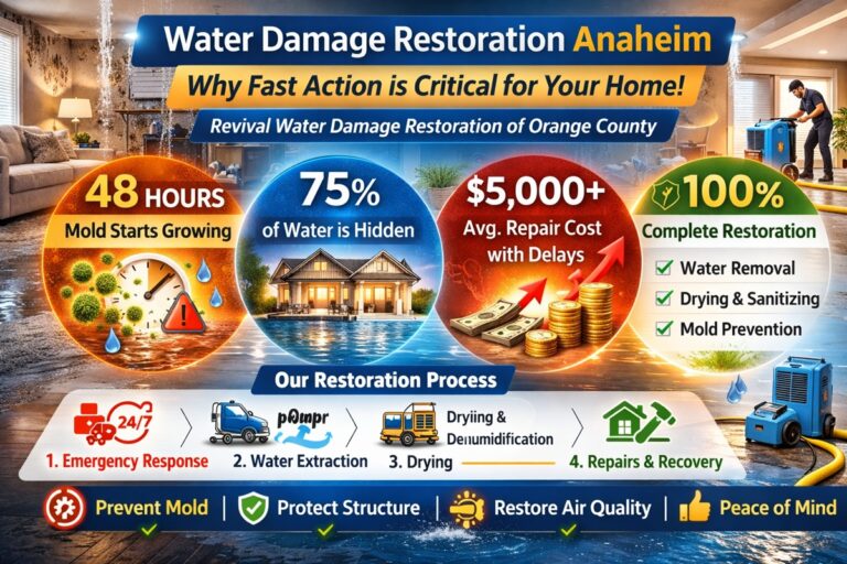 What Is Water Damage Restoration & Why Anaheim Homes