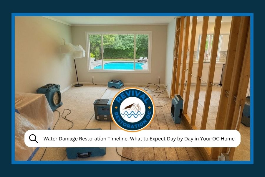 Water Damage Restoration Timeline
