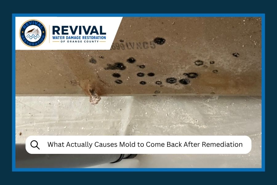 What Actually Causes Mold to Come Back